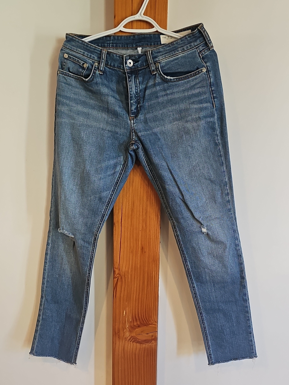 Classic Mid-Blue Straight-Leg Jeans